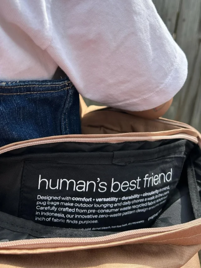 What if one object could live many lives?

Pug Bag (@pugbag.nyc) is a sling designed for movement—and for pause. Built for city life, it transforms with a removable beanbag into something you can sit on, rest with, and come home to.

Designed in-house at KUDOS, Pug is guided by four core values: comfort, versatility, durability, and circularity. Every detail is intentional—from fabric sourced from excess production in Indonesia to a zero-waste pattern that ensures nothing goes to waste.

One object. Multiple lives. No leftovers.

This Earth Month, we’re celebrating design that considers longevity from the very first sketch.

Explore the full collection → www.pugbag.nyc

#EarthMonth #CircularDesign #ZeroWaste #DesignForGood #SustainableDesign PugBag