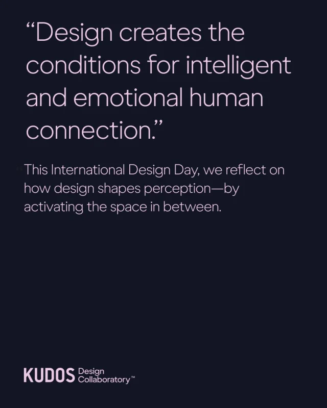 Design has the power to make us think—and feel.

When we activate the space between message and medium, design begins to reach its full potential.

Across these projects, we explore what happens in between—how people engage, perceive, and interpret a narrative within a designed environment.

This International Design Day 2026, we reflect on how design shapes perception by activating the space in between.

#IDD2026 #TheSpacesInBetween